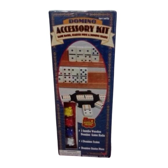 New & Sealed DOMINO Accessory Kit (Wooden Racks, Domino Trains, Starter Piece) - Picture 5 of 5